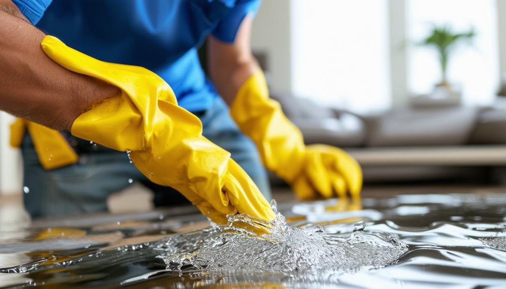 water damage restoration process