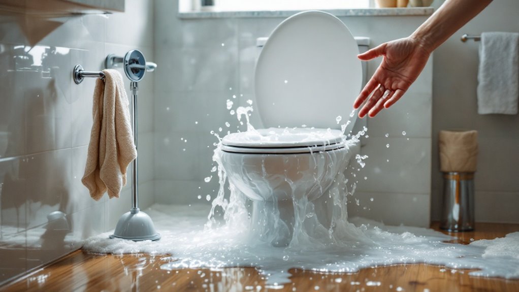 overflowing toilet emergency response