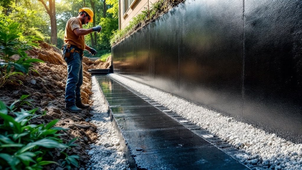 exterior basement waterproofing techniques