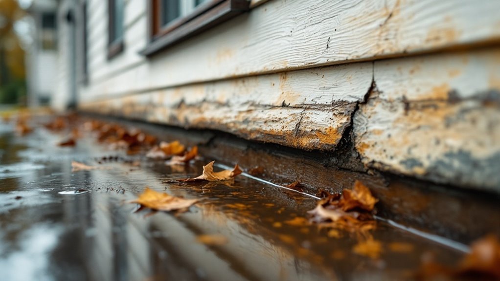 exterior water damage inspection