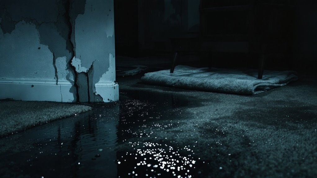 identify leak contain water