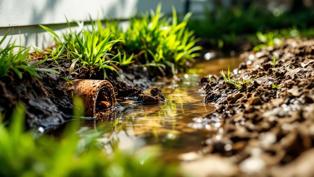 prevent water pooling damage