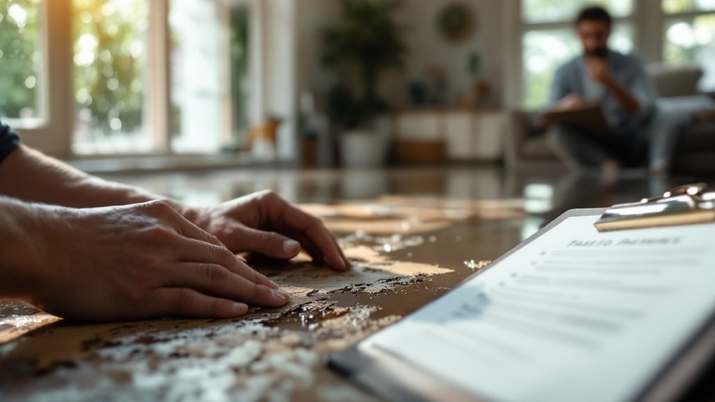 water damage claims process